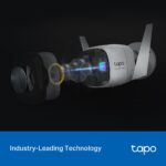 Camera Supraveghere WIFI, wireless TAPO C325WB, Senzor: 1/1.79" Progressive Scan CMOS, Rezolutie: 2K QHD 4MP, Lentila: F/NO: 1.0±5%; Distanță focală: 4.58mm±5%, Unghi vizualizare: 127°, Night Vision ColorPro, Weatherproof: IP66, Standarde si protocoale: IEEE 802.11b/g/n, 2.4 GHz, Dimensiuni: 148.7 x - Image 2