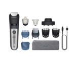 Aparat de tuns electric Philips BT7670/15 Seria 7000, 40 setari lungime, tehnologie BeardSense, 100% rezistent la apa, husa transport, Gri - Image 2