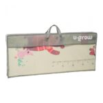 Covor de joaca pentru copii U-Grow, din spuma, pliabil, 2 fete, impermeabil, izolant, 180 x 200 x 1 cm - Image 9