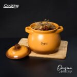 OALA CERAMICA CU CAPAC, 14.5x16 CM, 3 L, NICOLAI TAND, ORIGINI, COOKING BY HEINNER - Image 8