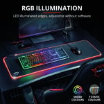 Mouse pad Trust GXT 764 Glide-Flex Flexible RGB, XXL, negru - Image 9
