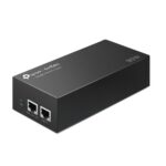 "Omada 10G PoE++ Injector Adapter PORT: 1× 10Gbps PoE Port, 1× 10Gbps Non-PoE Port SPEC: 802.3bt/at/af Compliant, 90 W PoE Power, Data and Power Carried over the same cable, Steel Case" - Image 4