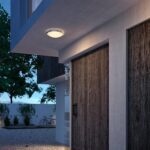Plafoniera LED pentru exterior Philips Doris, 6W, 600 lm, lumina calda (2700K), IP54, 22 cm, Nichel - Image 3
