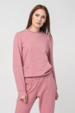 BLUZA COTON CASUAL FEMEI PINK-L - Image 4