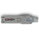 Lindy LY-40622, USB Type A Port Blocker Key, blue - Image 3