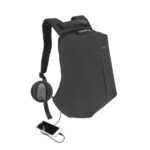 Rucsac laptop Tellur Antifurt V2, cu port USB, 15.6", negru