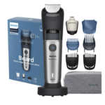 Aparat de tuns electric Philips BT7670/15 Seria 7000, 40 setari lungime, tehnologie BeardSense, 100% rezistent la apa, husa transport, Gri