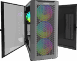 Carcasa AQIRYS AQUILLA, RGB, Mid Tower, Black - Image 4