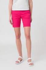 PANTALONI SCURT CASUAL FEMEI FUXIA M - Image 3