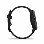 Ceas Garmin vívoactive 6 display AMOLED, dimensiune afisaj 30.4 mm, rezolutie afisaj  390 x 390 pixeli, memorie 8GB, autonomie până la 11 zile (5 zile cu afişajul permanent pornit) rezistanta la apa pana la 5 ATM, greutate: 23g, ramă Black cu curea Bone, carcasă Slate şi curea din silicon - Image 2