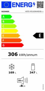 Combina frigorifica HEINNER HCFD-M516INVHDXE++, No Frost, 516 l, Clasa E, Dozator apa, Compresor inverter, Antracit - Image 5