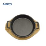 TIGAIE SERVIRE FONTA PURA CU SUPORT DE LEMN DIA 20 CM, COOKING BY HEINNER - Image 3