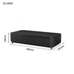 Proiector Epson EH-LS800B, 3LCD, 4.000 lumeni, 4K PRO-UHD, 16:9, 2.500.000:1, laser 20.000 ore, HDR10, HLG, zoom 1- 2,5, dimensiune maxima imagine 150", 3* USB 2.0-A, USB 2.0 Type B (Service Only), Wireless LAN IEEE 802.11a/b/g/n/ac, Jack plug out, Bluetooth, HDMI ARC, 3* HDMI, Android TV - Image 2
