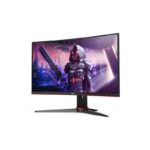 Monitor Gaming AOC C24G2AE/BK, 23.6", 1920 x 1080 pixeli, Black, Red - Image 2
