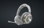 Casti Gaming Head-band CORSAIR VIRTUOSO MAX WIRELESS, Fara Fir, noise-canceling, Argintiu - Image 2