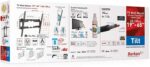 Suport TV de perete, Barkan CM310+.B, Fix, 19"- 65", VESA 400 x 400 mm, suporta pana la 50kg, negru - Image 3