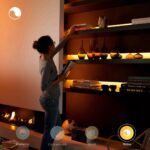 Extensie Banda LED RGB inteligenta Philips Hue Lightstrip Plus, 11.5W ,950 lm, lumina alba si color (2000-6500K), IP20, 1 metru - Image 5