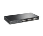 "JetStream™ 24-Port SFP L2+ Managed Switch with 4 10GE SFP+ Slots PORT: 20× Gigabit SFP Ports, 4× Gigabit SFP/RJ45 Combo Ports, 4× 10G SFP+ Slots, RJ45/Micro-USB Console Port SPEC: 1U 19-inch Rack-mountable Steel Case FEATURE: Integration with JetStream™ SDN Controller, Static Routing, OAM, sFlow - Image 2