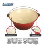 CEAUN DIN FONTA EMAILATA 41X19.5 CM, 16L, COOKING BY HEINNER - Image 5