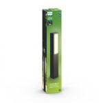 Stalp LED pentru iluminat exterior Philips Stratosphere, 2x4.5W (70W) ,1000 lm, lumina calda (2700K), dimabila, IP44, 420x76x60mm, Antracit - Image 3