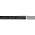 NAS QNAP 464U 4-Bay, CPU Intel Celeron N5105/N5095 4-core/4-thread Processor, RAM 8GB RAM onboard (not expandable), 2.5"/3.5" SATA 6Gbps HDD (neincluse), LAN: 2 x 2.5GbE (2.5G/1G/100M/10M), USB3.2 Gen1: 2, 1U, single PSU (not upgradeable to RP), garantie 3 ani
