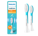 Rezerve PHILIPS Sonicare Kids Standard HX6042/90, Pachet de 2 capete de periere, Standard, Click-on, L x A x I (mm) 25.7x60x230.5