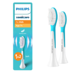 Rezerve PHILIPS Sonicare Kids Standard HX6042/90, Pachet de 2 capete de periere, Standard, Click-on, L x A x I (mm) 25.7x60x230.5
