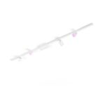 Spot LED RGB Philips Hue Perifo, kit de baza, 4 spoturi, Bluetooth ,control vocal, 24V, lumina alba si color (2000-6500K), IP20, 221.5cm,Alb - Image 3