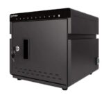 Statie de incarcare Manhattan 715942 pentru tablete si telefoane cu display de pana la 10", suporta pana la 10 dispozitive, tip port USB-C PD, putere totala 180, 18W per port, cu protectie la supratensiune, ventilatie silentioasa, carcasa de metal, negru. Nu contine cablul de alimentare si alte