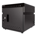 Statie de incarcare Manhattan 715942 pentru tablete si telefoane cu display de pana la 10", suporta pana la 10 dispozitive, tip port USB-C PD, putere totala 180, 18W per port, cu protectie la supratensiune, ventilatie silentioasa, carcasa de metal, negru. Nu contine cablul de alimentare si alte