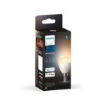 Bec LED inteligent Philips Hue P45, Bluetooth, E14, 5.1W, 470 lm ,luminaalba (2000-6500K)