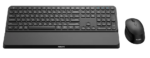 Kit Wireless tastatura si mouse Philips SPT6607B/00, taste numerice, negru