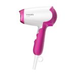 Uscator de par PHILIPS SalonDry Compact BHD003/00 ,1400 W, Pliabil, Alb/Roz, L x A x I (mm) 77x114x220 - Image 2