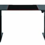 Birou gaming electric Serioux Elysium LED RGB 1400x600x730mm, reglare electrica pe inaltime inaltime ajustabila: 750 - 1210 mm
