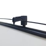 Ecran trepied Reflecta CrystalLine 125x125 cm, 87654, Tub metalic negru, 6 cm diametru, Maner de transport cu încuietoare proiectat ergonomic, inaltimea reglabila a tubului orizontal și tubului telescopic, Ecranul de proiecție poate fi rotit cu 360°, Eliminator keystone integrat pentru a înclina