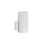 Senzor de soc + contact magnetic wireless HoneyWell SHKC8M, Comunicare bi-directionala, Inchis in carcasa de culoare alba.