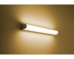 Aplica LED Philips Linea Volga, 11W, 790 lm, lumina calda (3000K), IP20 ,55cm, Gri - Image 2
