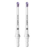 Rezerva 2 capete de curatare interdentara PHILIPS Sonicare HX3062/00, 4 jeturi consistente de apa, Ghidaj din cauciuc moale delicat cu gingiile, Compatibil cu aparatele de curatare interdentara Sonicare Power Flosser, L x A x I (mm) 20x62x110