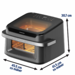 FRITEUZA DUBLA CU AER CALD HEINNER AirBake Revolution HAF-C10DB22GREY - Image 11