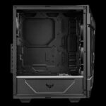 Carcasa ASUS TUF Gaming GT301, RGB, Mid Tower, Black - Image 6