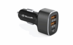 Incarcator auto Tellur FCC9 2x USB Type A QuickCharge 3.0, 1x USB Type C PowerDelivery, 56W