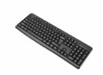Tastatură wireless 2.4G SRXK-SKB706W, Tastatură: cu rând independent de taste multimedia, Mod Wireless: 2.4G, Număr taste: 104 + 9 taste rapide, Material: ABS, Culoare: Negru, Chipset: Huntersun, Tip interfață: USB,  Dimensiune: 442*152*25mm ; 440g, Baterie: 1*AAA (nu este inclusă) - Image 4