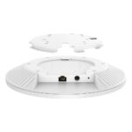 "Omada  BE9300 Ceiling Mount Tri-Band Wi-Fi 7 Access Point PORT: 1×2.5G RJ45 Port SPEED:574Mbps at  2.4 GHz + 2880 Mbps at 5 GHz+ 5760 Mbps at 6 GHz FEATURE: 802.3at POE+ and 12V DC (Power Adapter is not included), 4×Internal Antennas, MU-MIMO, 320MHz Supported, Seamless Roaming, Band Steering - Image 3