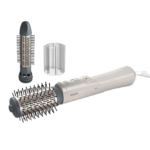 Perie rotativa cu aer cald PHILIPS Seria 7000 BHA710/00, 1000W, Ingrijire cu ioni, 2 accesorii, Setare temperatura de ingrijire, Peri naturali, Invelis ceramic din turmalina,  Alb/Crem, L x A x I (mm) 345x150x95
