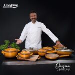 TAVA INALTA CUPTOR DIN ALUMINIU TURNAT + CAPAC 39 x 26 x 8.5 CM,  6 L, NICOLAI TAND, ORIGINI, COOKING BY HEINNER - Image 10