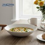 SERVICIU MASA DIN OPAL ALB 18 PIESE, ELYA, ART OF DINING - Image 7
