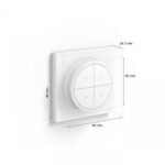 Intrerupator Philips Hue Tap, Wireless, 4 butoane configurabile, IP20, 6cm, Alb