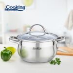 SEMIOALA INOX+CAPAC, 24 X 13.5 CM, 6.1 L, AMIRA, COOKING BY HEINNER - Image 3