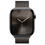 Apple Watch Series 10 GPS + Cellular 46mm Slate Titanium Case with Slate Milanese Loop - M/L
