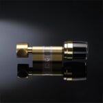 Cilindru electronic LIBRA SMART, cu knob mecanic PREMIUM, 35x35, RFID, sofware ARGO, 13,56 MHz, baterie(durata max 2 ani/max 20.000 cicluri), semnalizare acustica si luminoasa,gestionare cu smartphone, card, tag, memorie 300 utilizatori, memorie ultimile 1000 evenimente, finisaj inox- negru. Se - Image 3